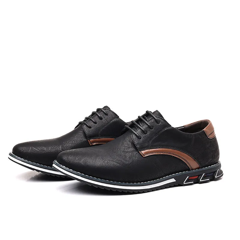 Herrenmode Bequeme Lederbüro-Schuhe zum Gehen