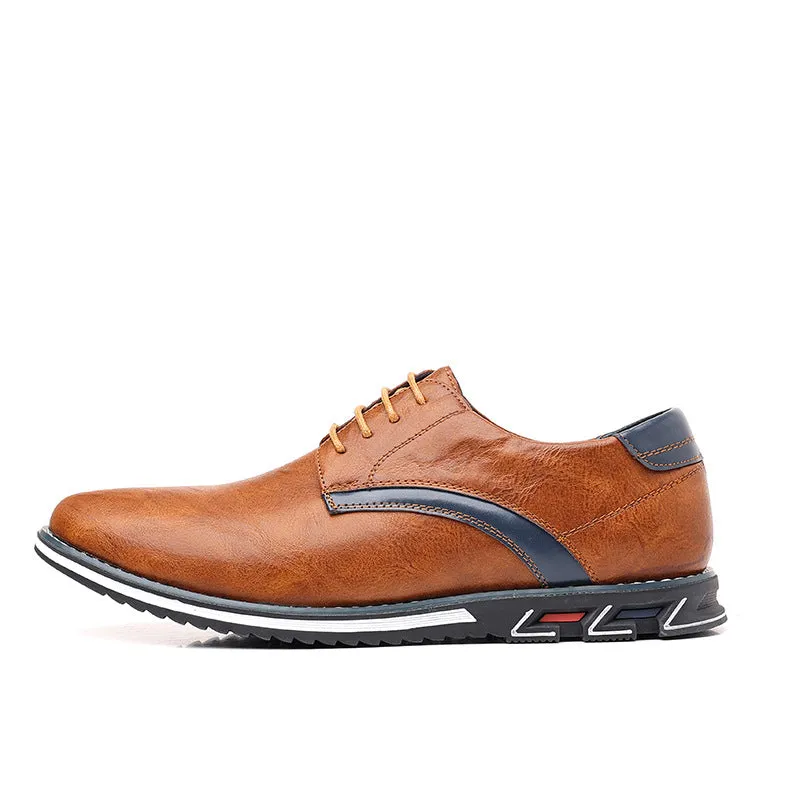 Herrenmode Bequeme Lederbüro-Schuhe zum Gehen