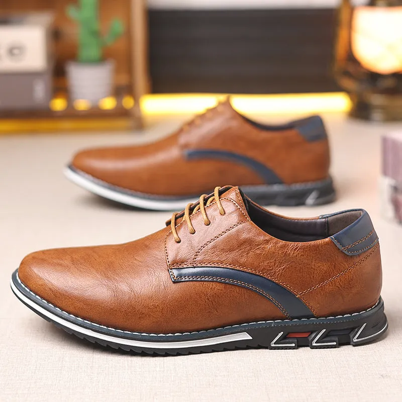 Herrenmode Bequeme Lederbüro-Schuhe zum Gehen