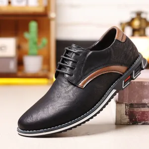 Herrenmode Bequeme Lederbüro-Schuhe zum Gehen