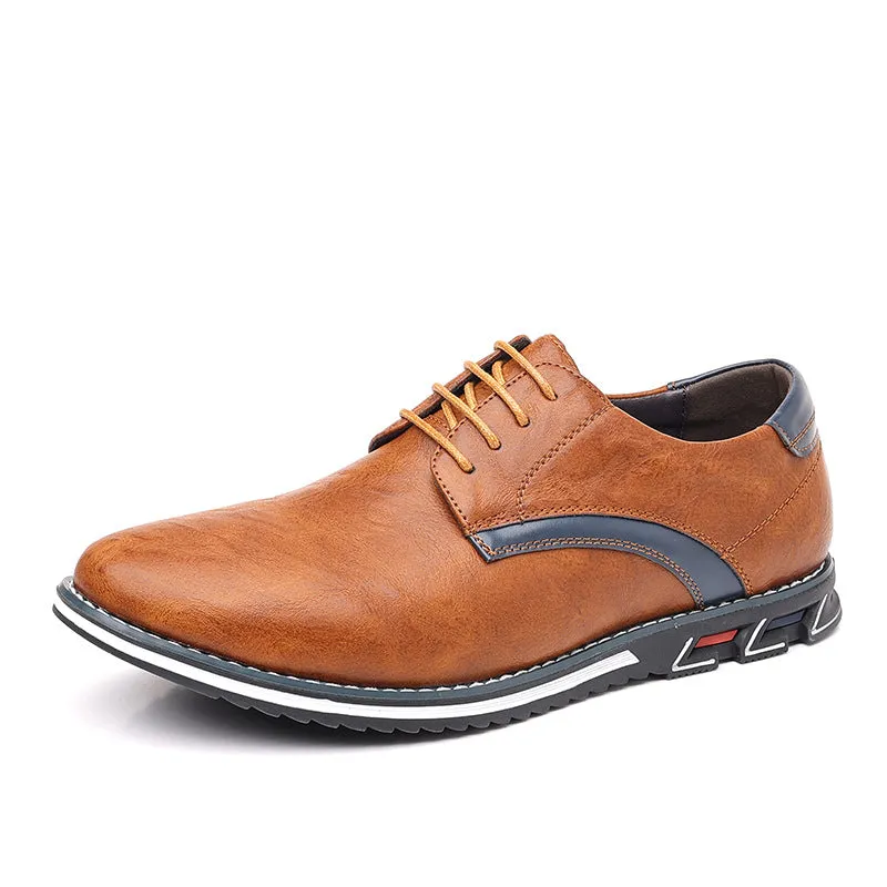 Herrenmode Bequeme Lederbüro-Schuhe zum Gehen