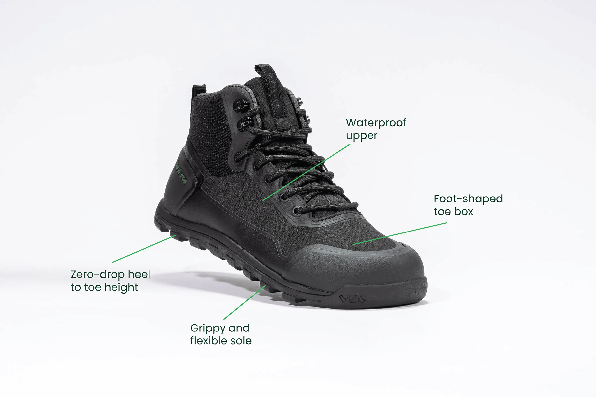 Herren Rediscover Grounding Barfuß-Wanderstiefel | Eclipse