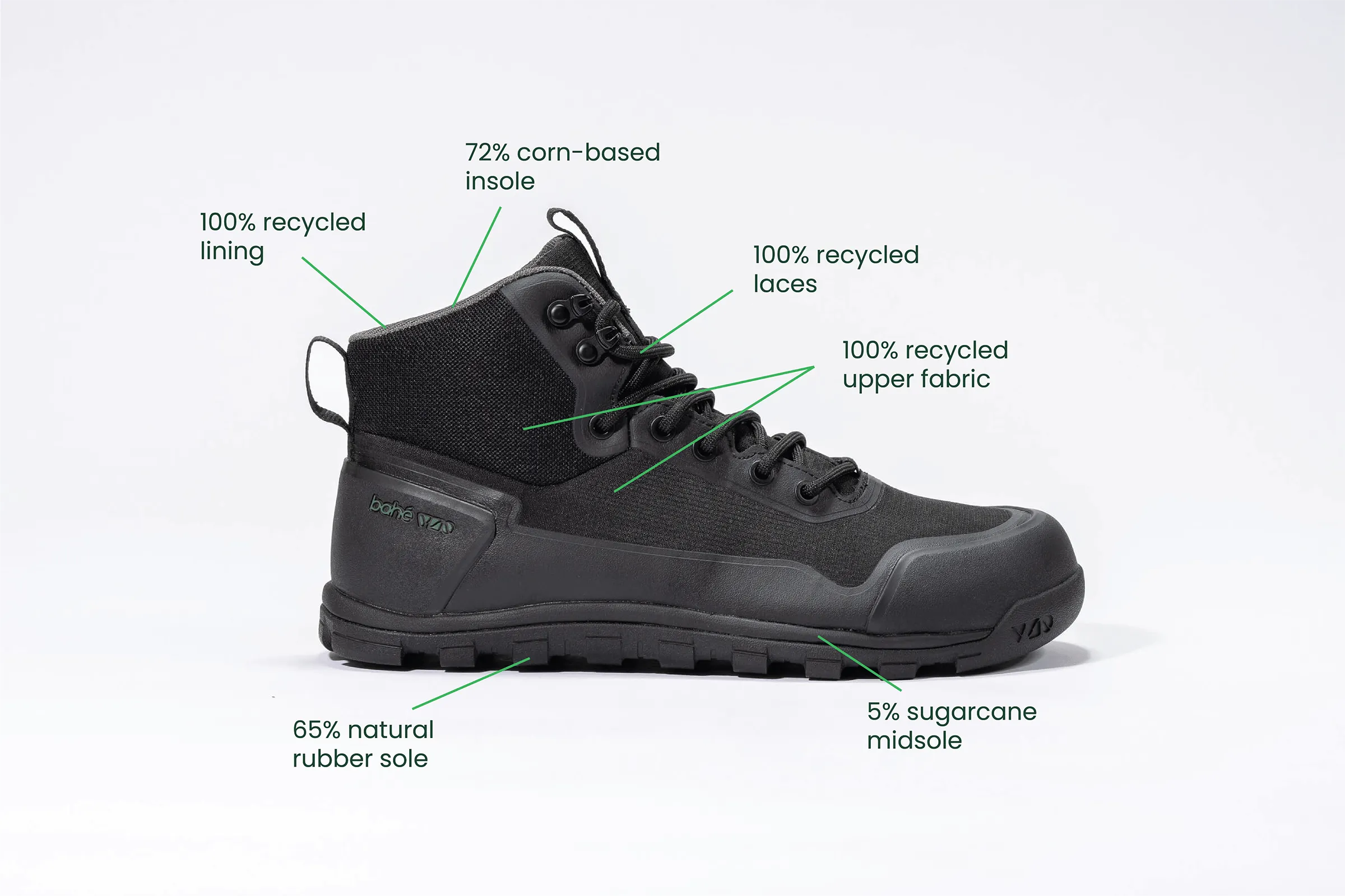 Herren Rediscover Grounding Barfuß-Wanderstiefel | Eclipse