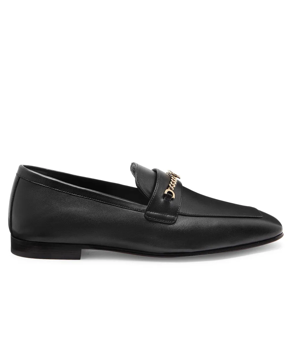 MJ Moc Flacher Loafer in Schwarz
