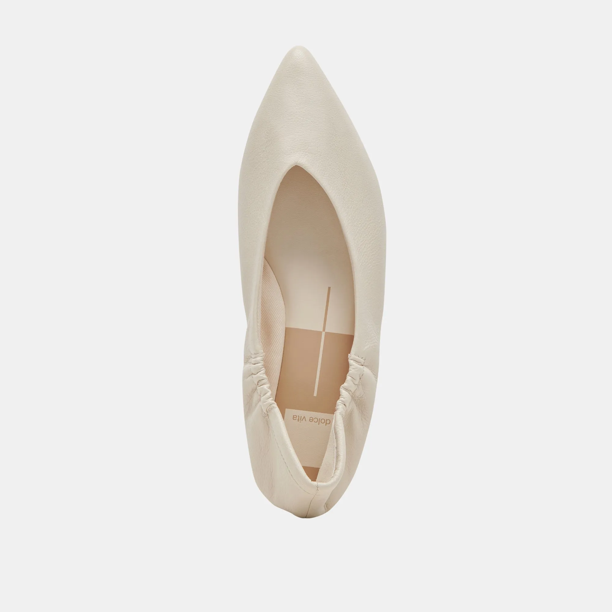 NADAV BALLET FLATS ELFENBEIN LEDER