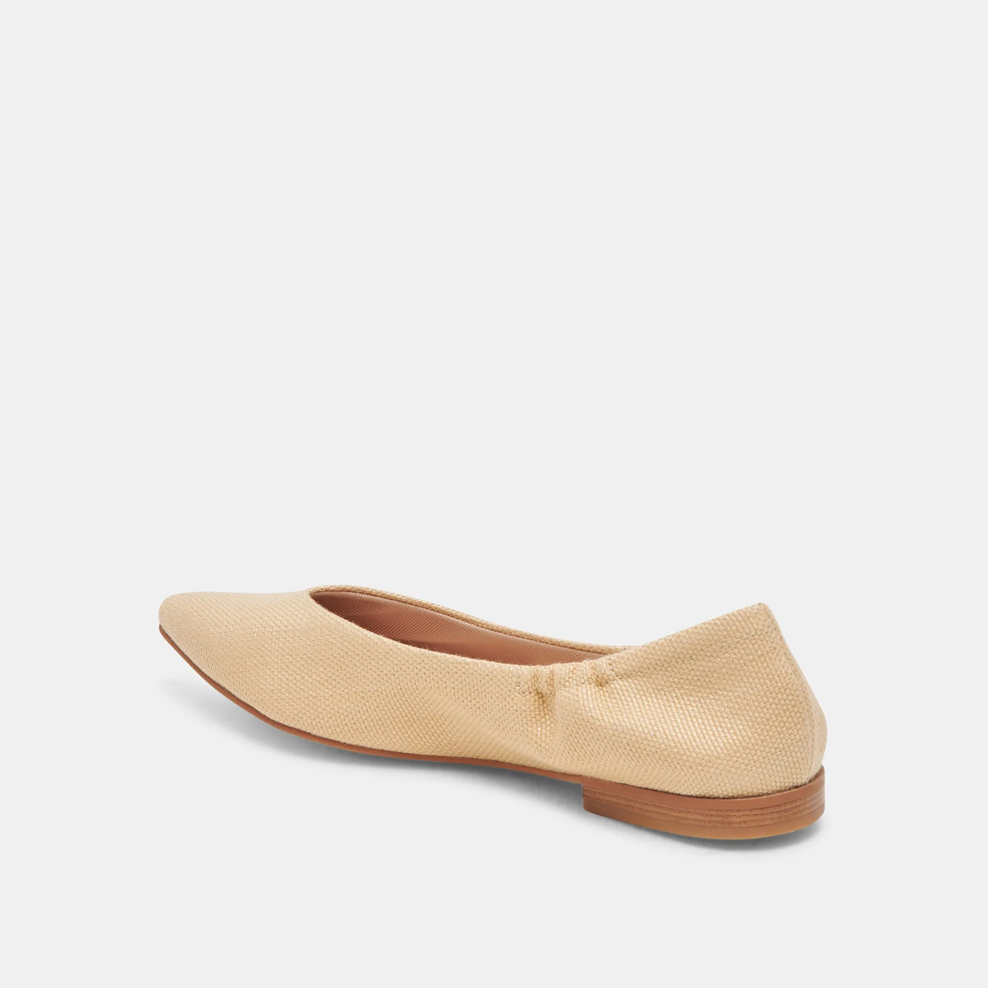 NADAV BALLET FLATS LT NATUR RAFFIA