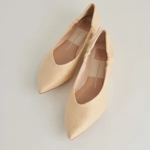 NADAV BALLET FLATS LT NATUR RAFFIA