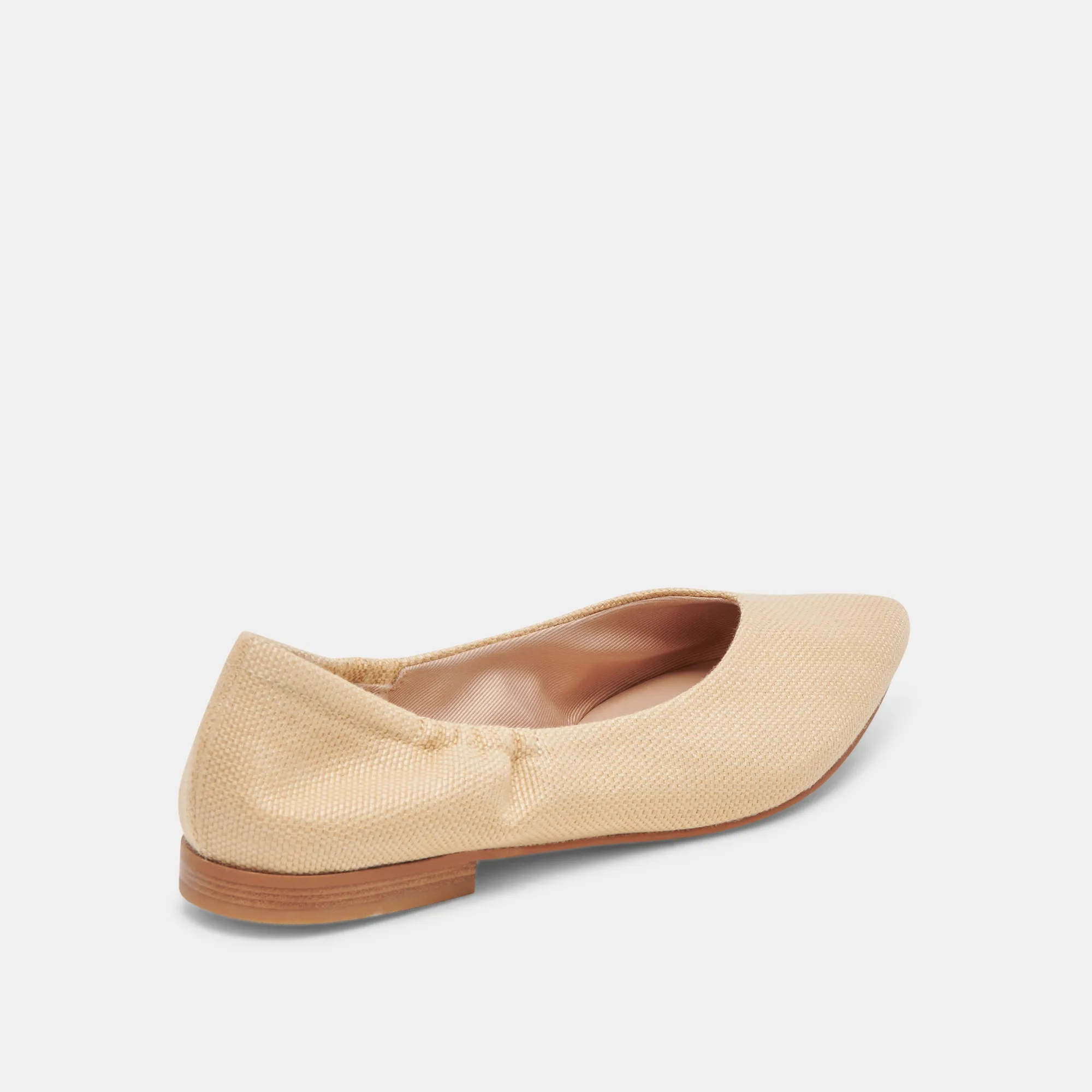 NADAV BALLET FLATS LT NATUR RAFFIA