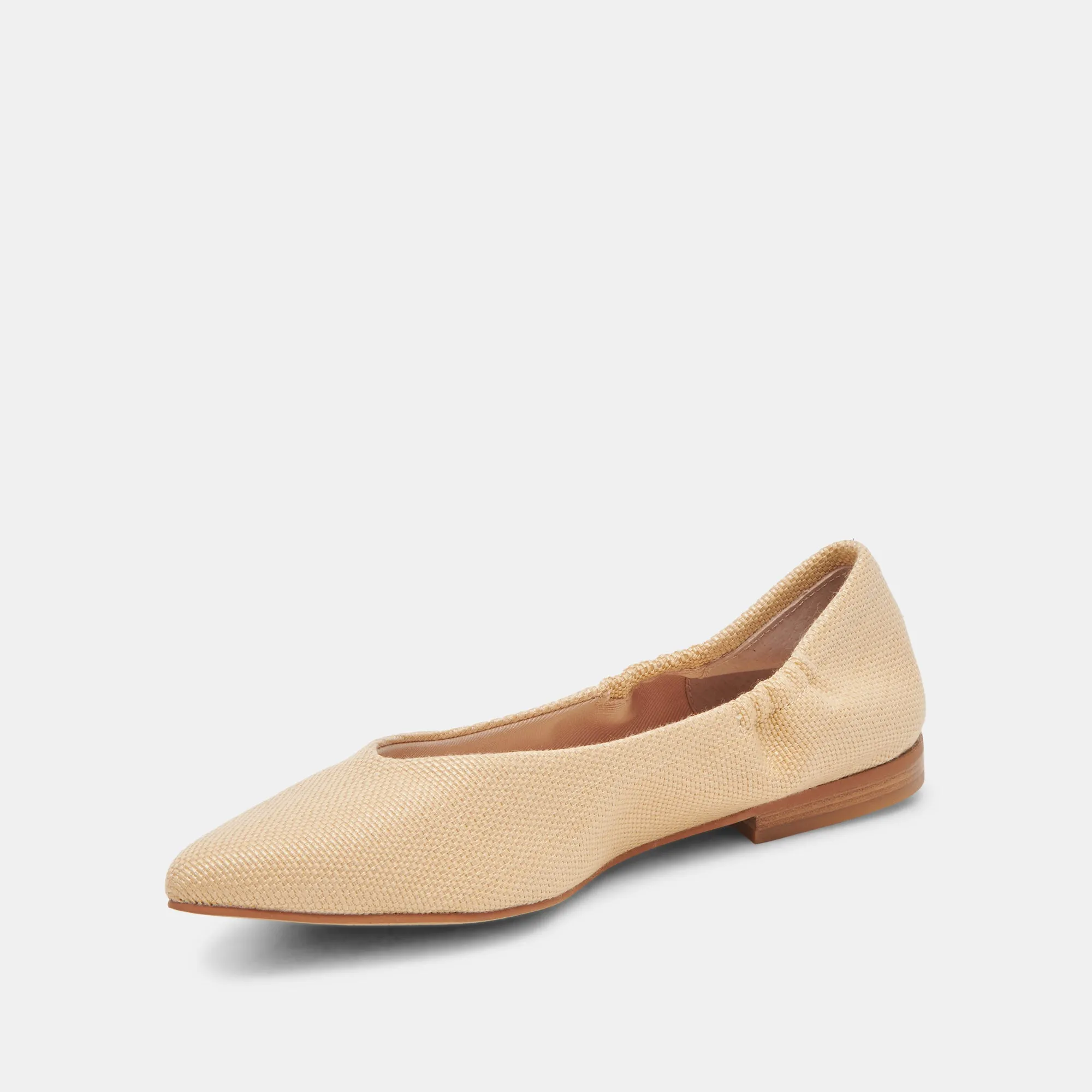 NADAV BALLET FLATS LT NATUR RAFFIA