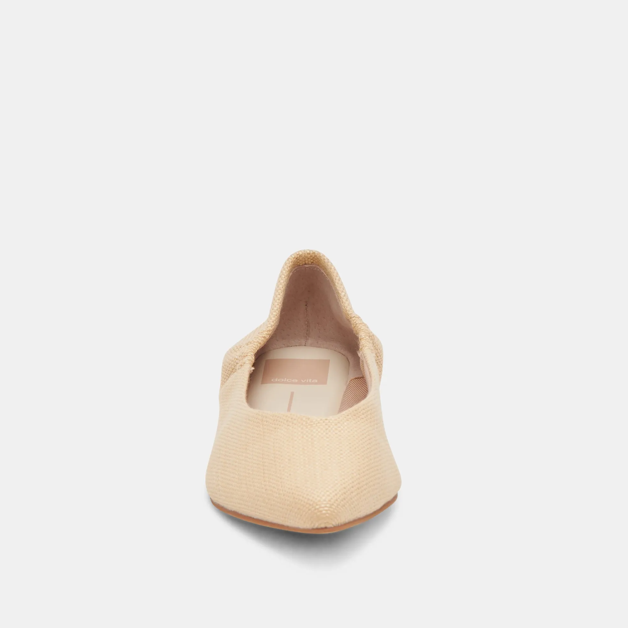 NADAV BALLET FLATS LT NATUR RAFFIA