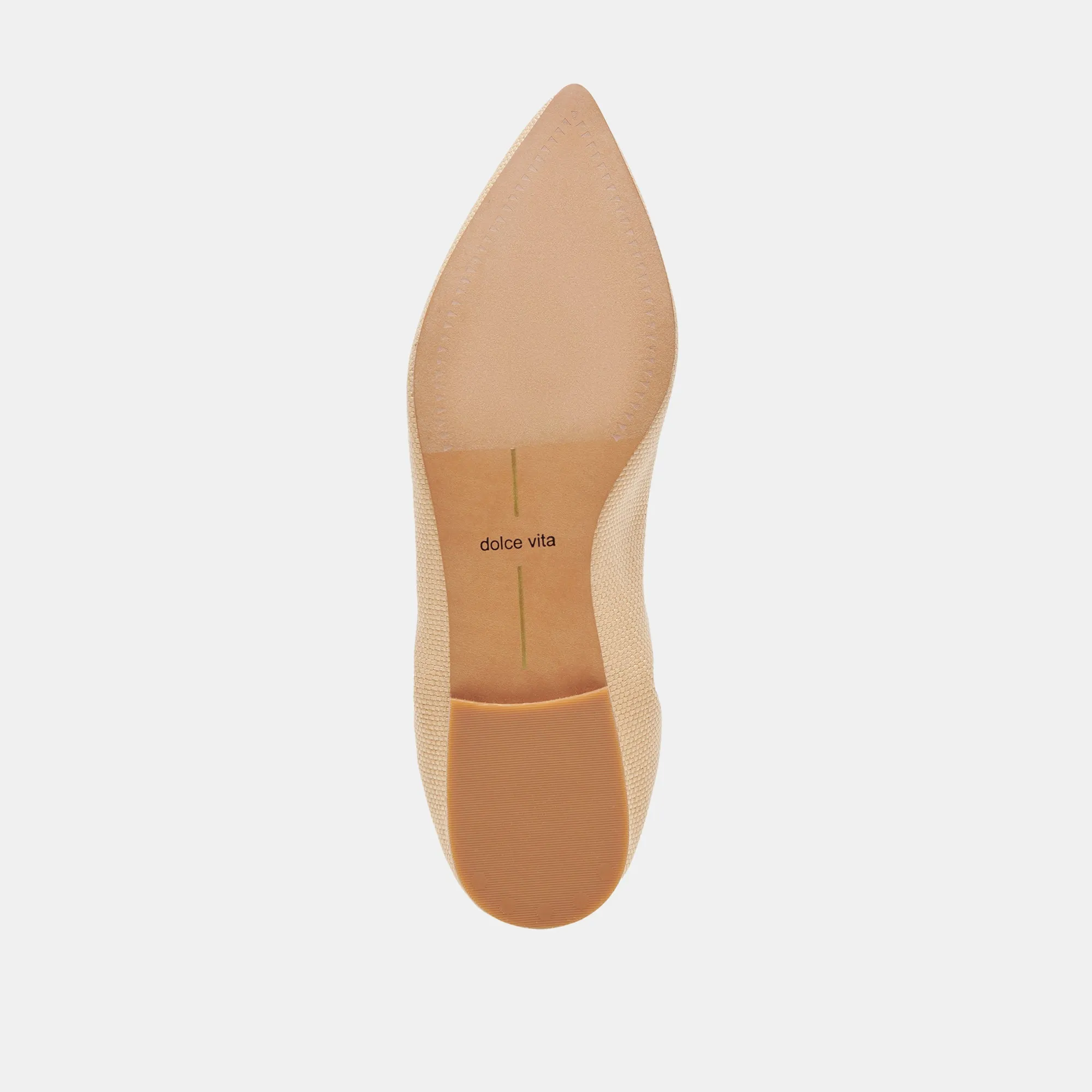 NADAV BALLET FLATS LT NATUR RAFFIA
