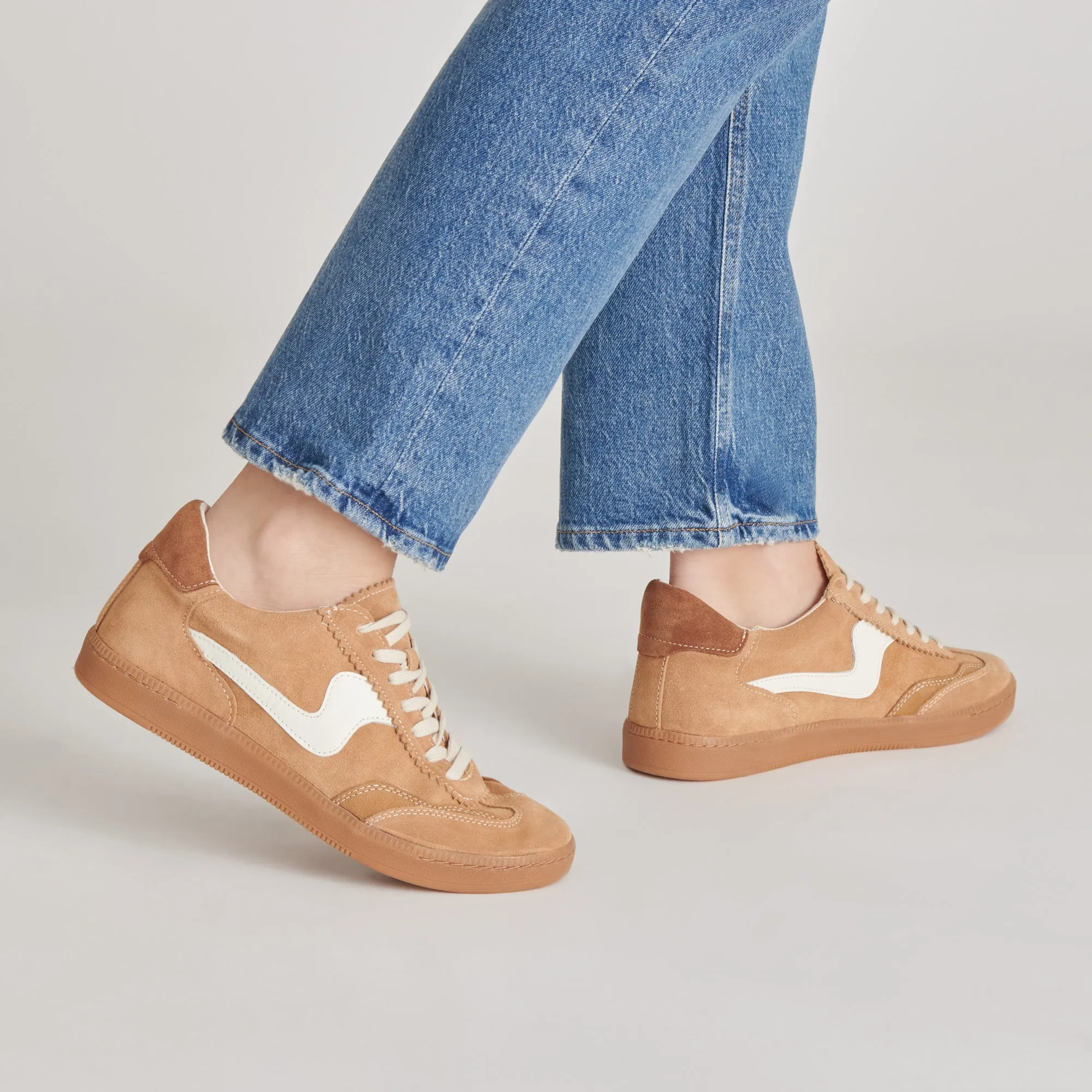 HINWEIS SNEAKERS BRAUN WILDLEDER