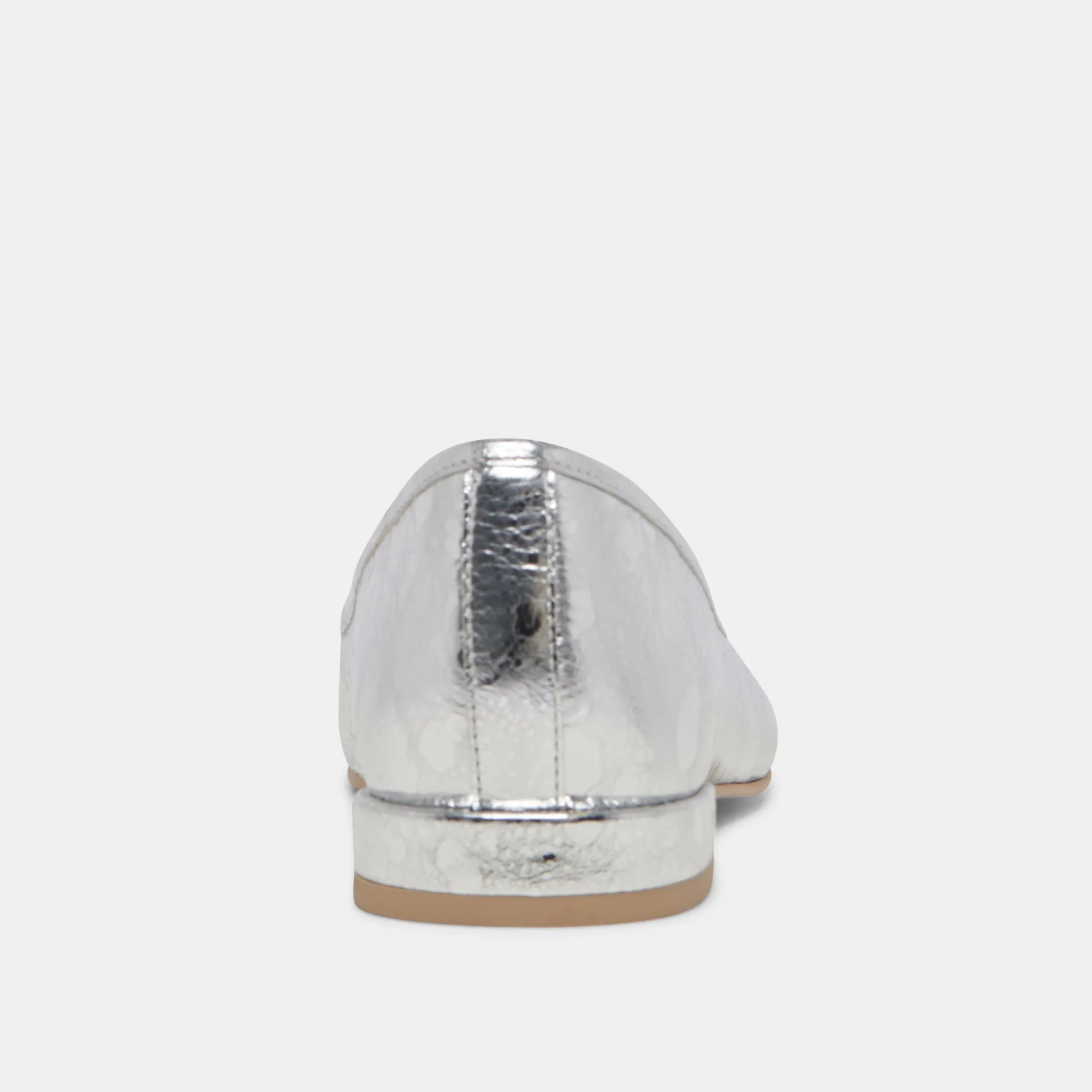 PALANI BALLETTFLATS SILBER ANTIKE LEDER