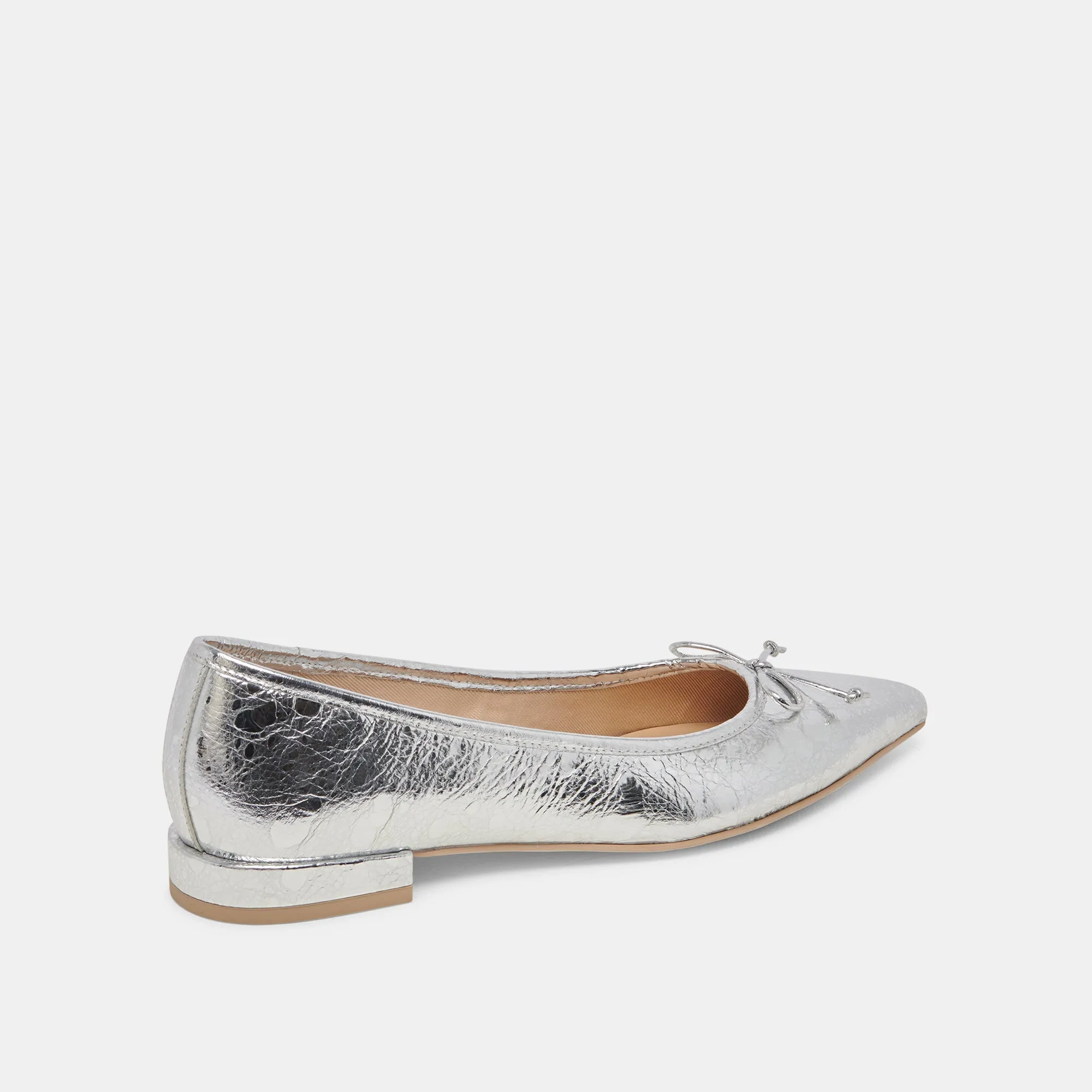 PALANI BALLETTFLATS SILBER ANTIKE LEDER