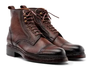 Paul Parkman Schuhe Paul Parkman Herren Floater Lederstiefel in Braun