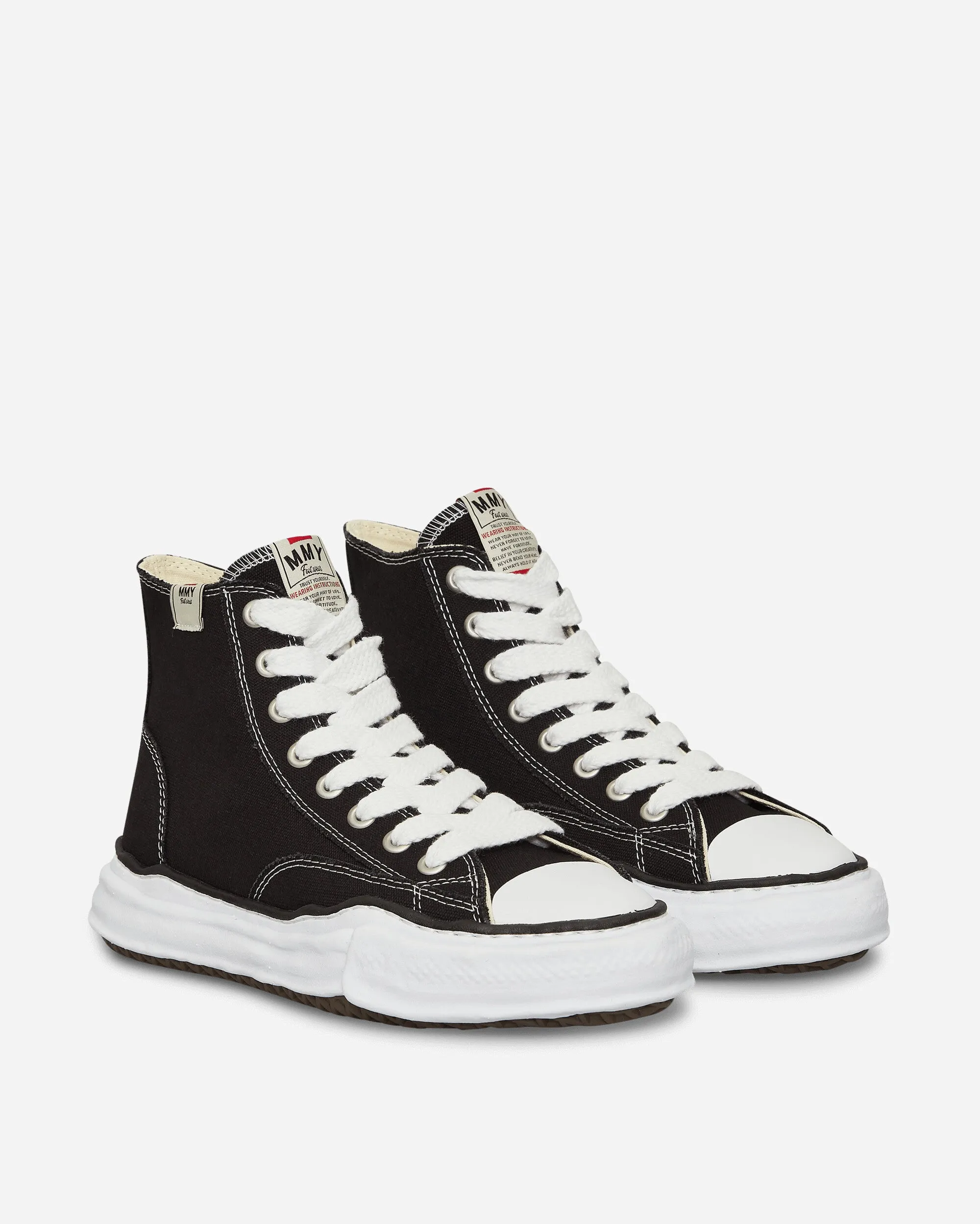 Peterson OG Sohlen Leinwand High Sneakers Schwarz