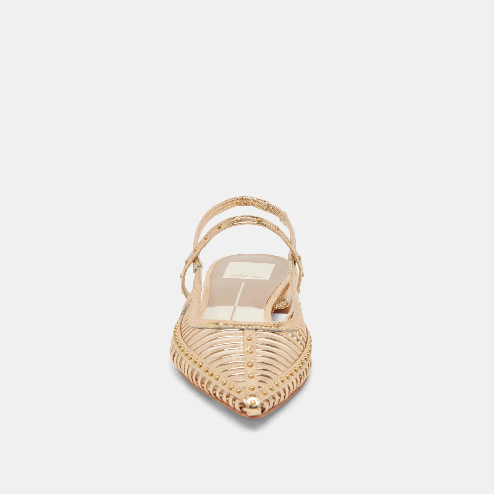 PHINLY FLATS GOLD ANTIKE LEDEROPTIK