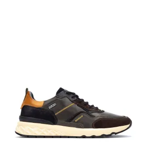 Pikolinos Herren Aranda Leder-Schnürsneaker in Waldgrün