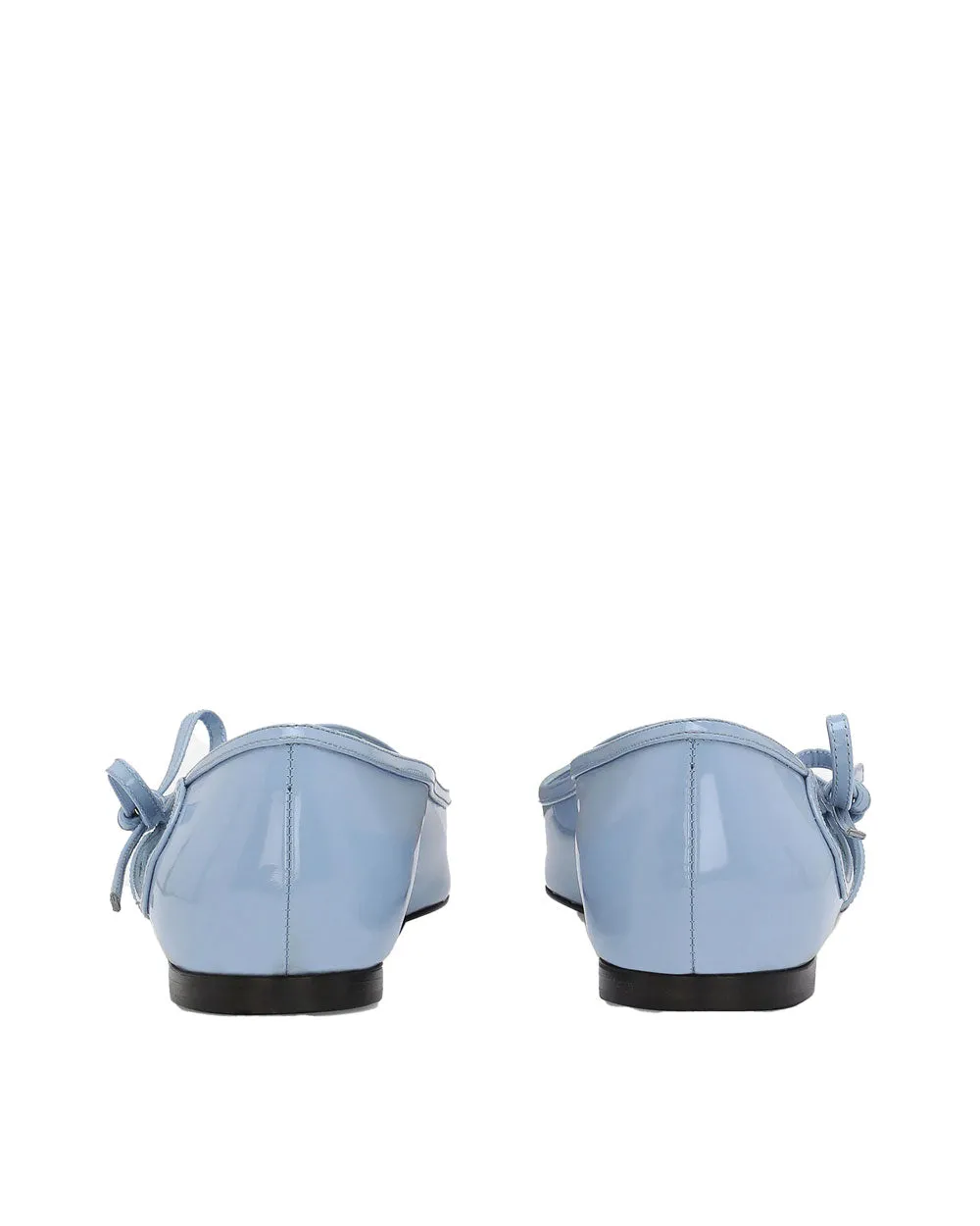 Hochglanz Ballerinas in Blau