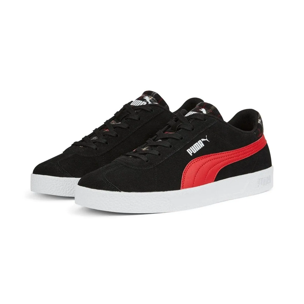 PUMA HERREN CLUB SCHWARZ/ROT SCHUH