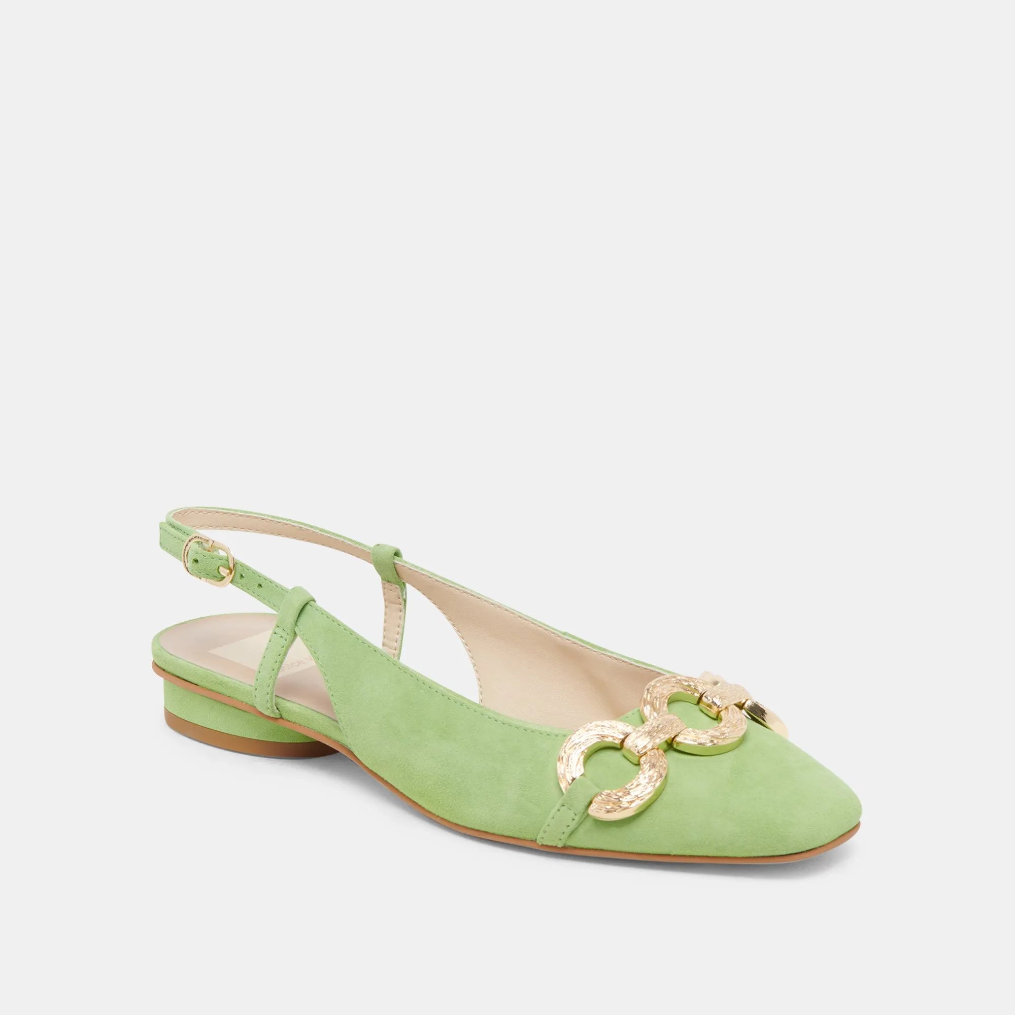 RAMANO FLATS KALBSLEDER IN LIMETTE