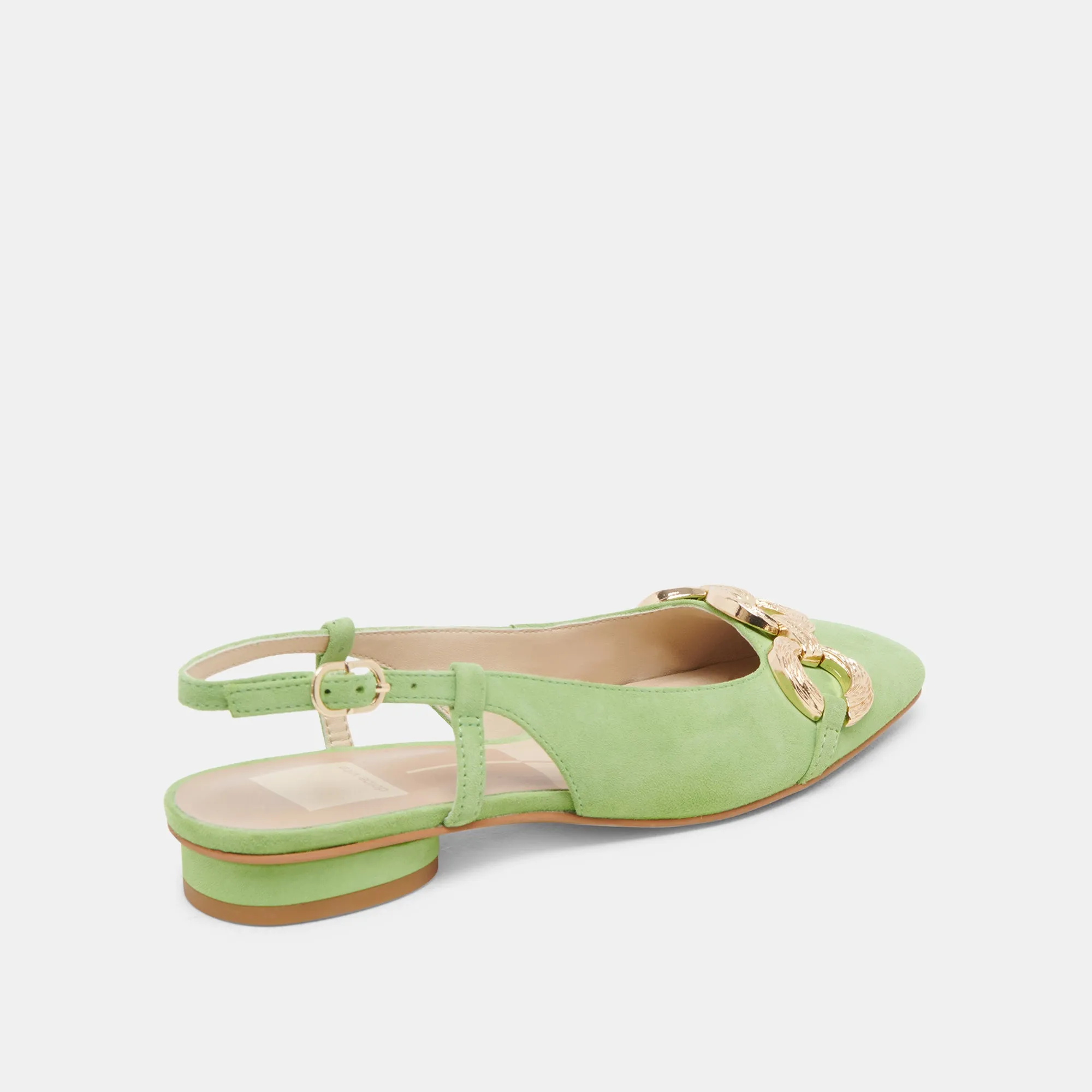 RAMANO FLATS KALBSLEDER IN LIMETTE