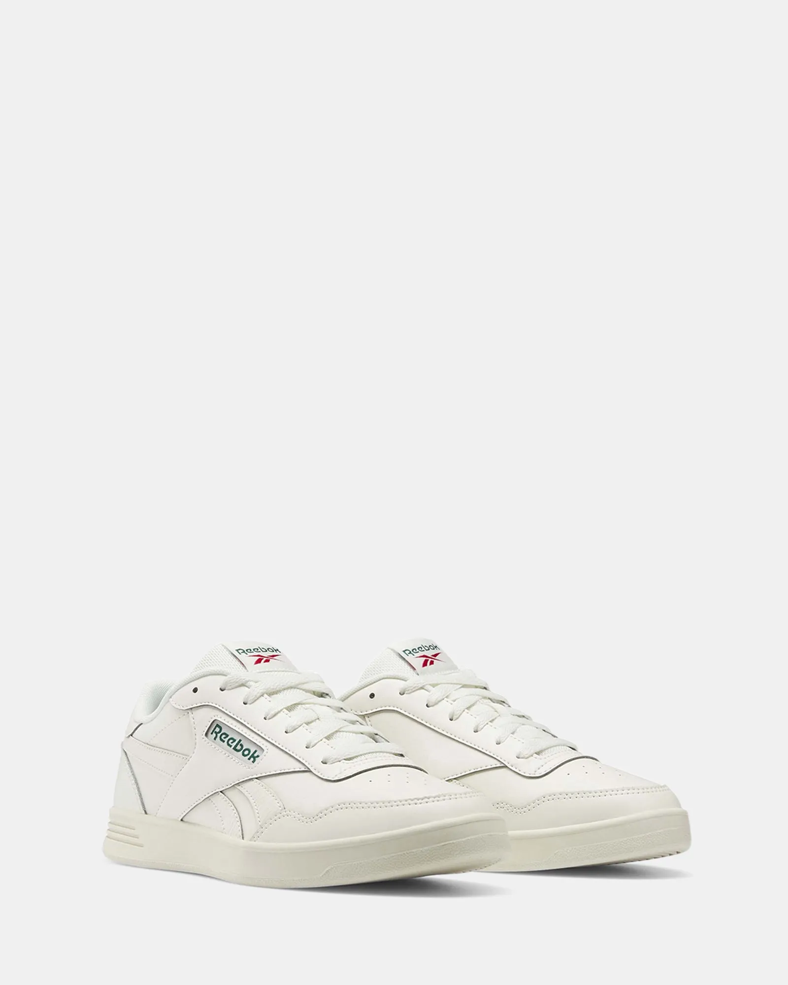 Reebok Court Advance Kreide/Dunkelgrün/Leuchtrot