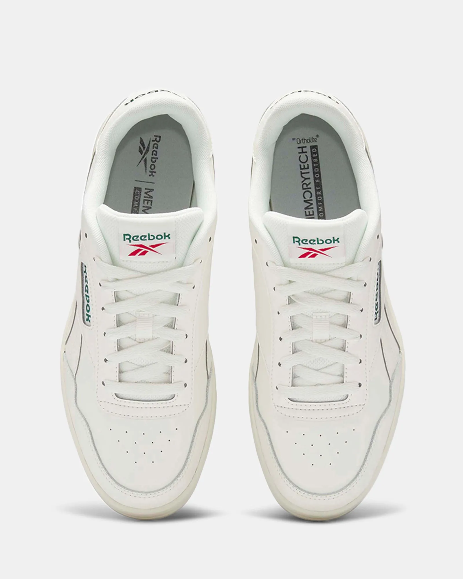 Reebok Court Advance Kreide/Dunkelgrün/Leuchtrot