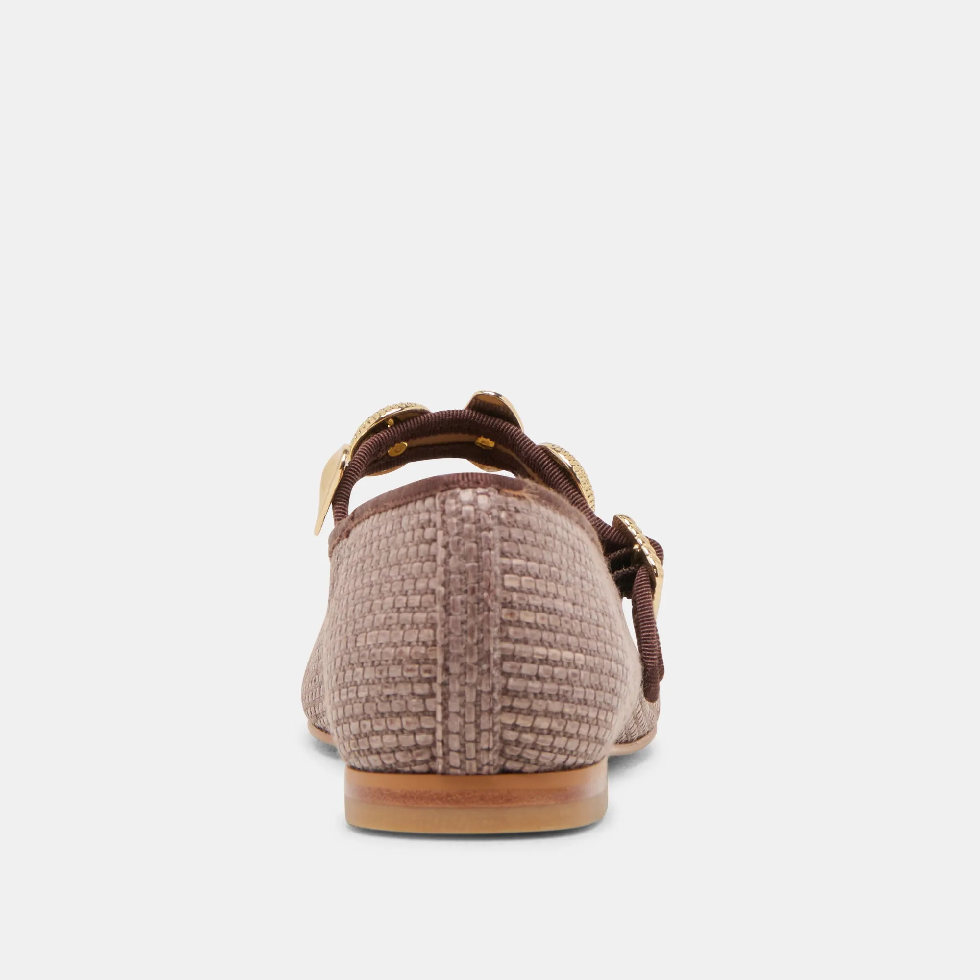 RELAN BALLET FLATS WALNUSS RAFFIA