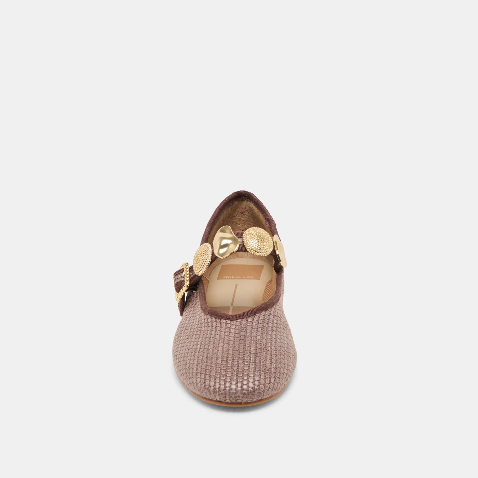 RELAN BALLET FLATS WALNUSS RAFFIA