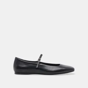 REYES BALLET FLATS SCHWARZES LEDER