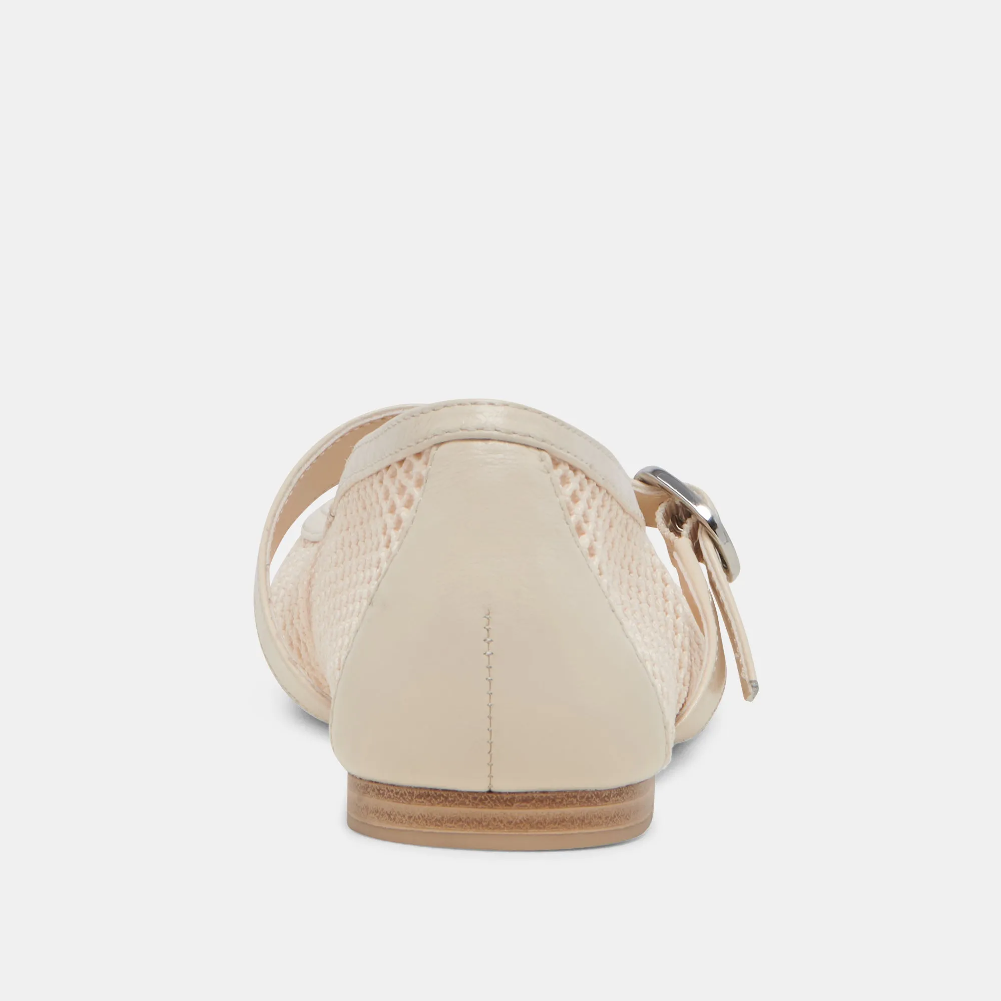 RODNI MESH BALLET FLATS CREME GEWEBTES MESH