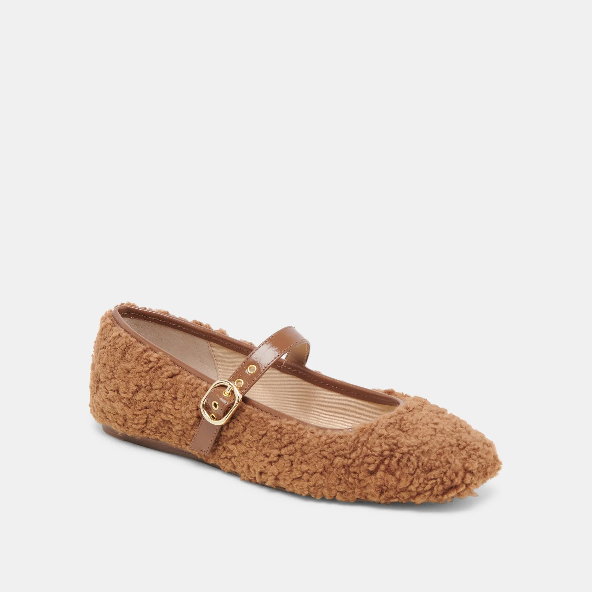 RODNI Plüsch Ballettschuhe Pekannuss Plüsch