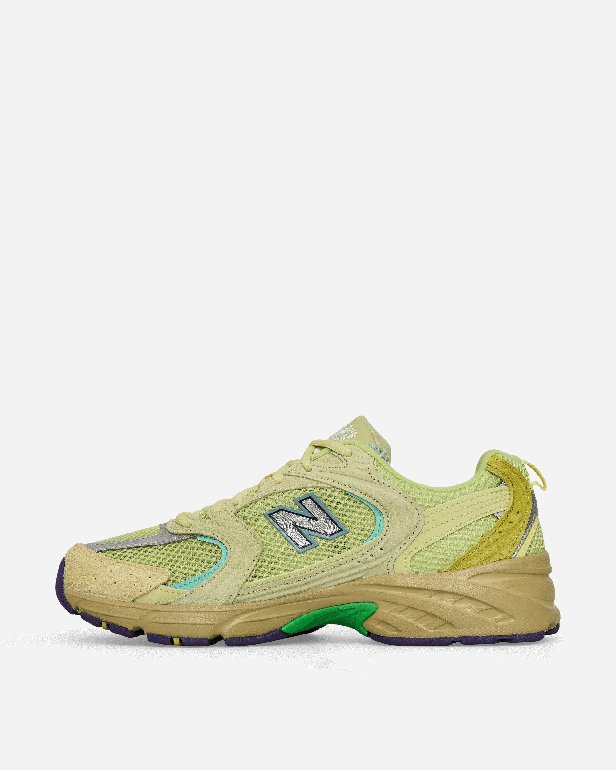 Salehe Brembury 530 Sneakers Staubiges Gelb / Selleriegrün