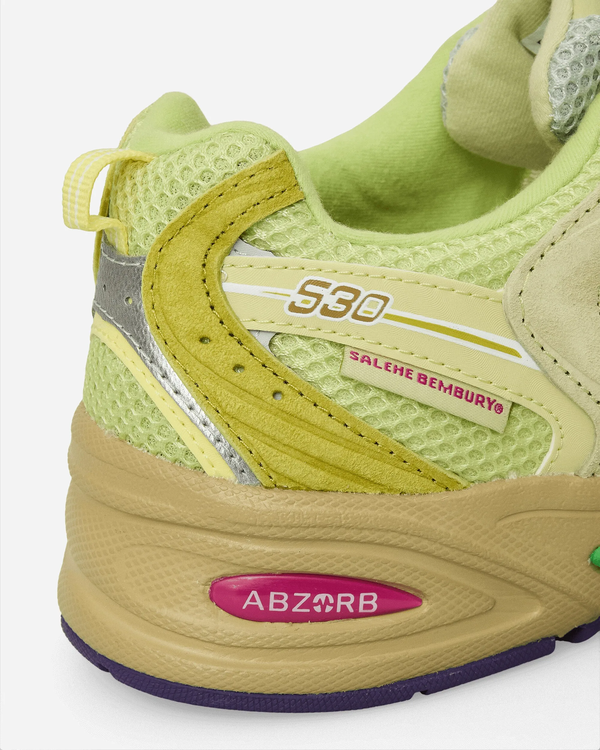 Salehe Brembury 530 Sneakers Staubiges Gelb / Selleriegrün