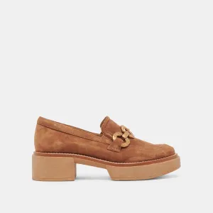 SHEENA LOAFERS BRAUN WILDLEDER