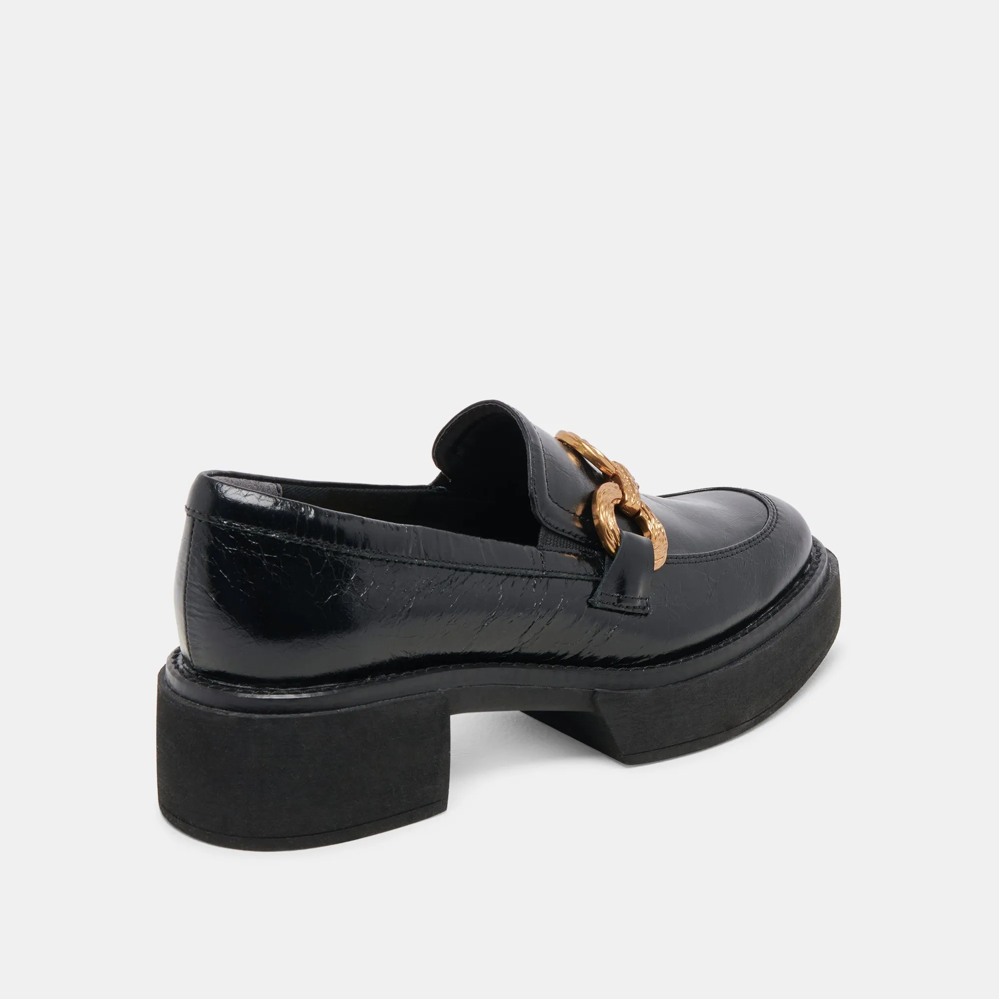 SHEENA LOAFERS MITTERNACHTS-KNITTER-PATENT