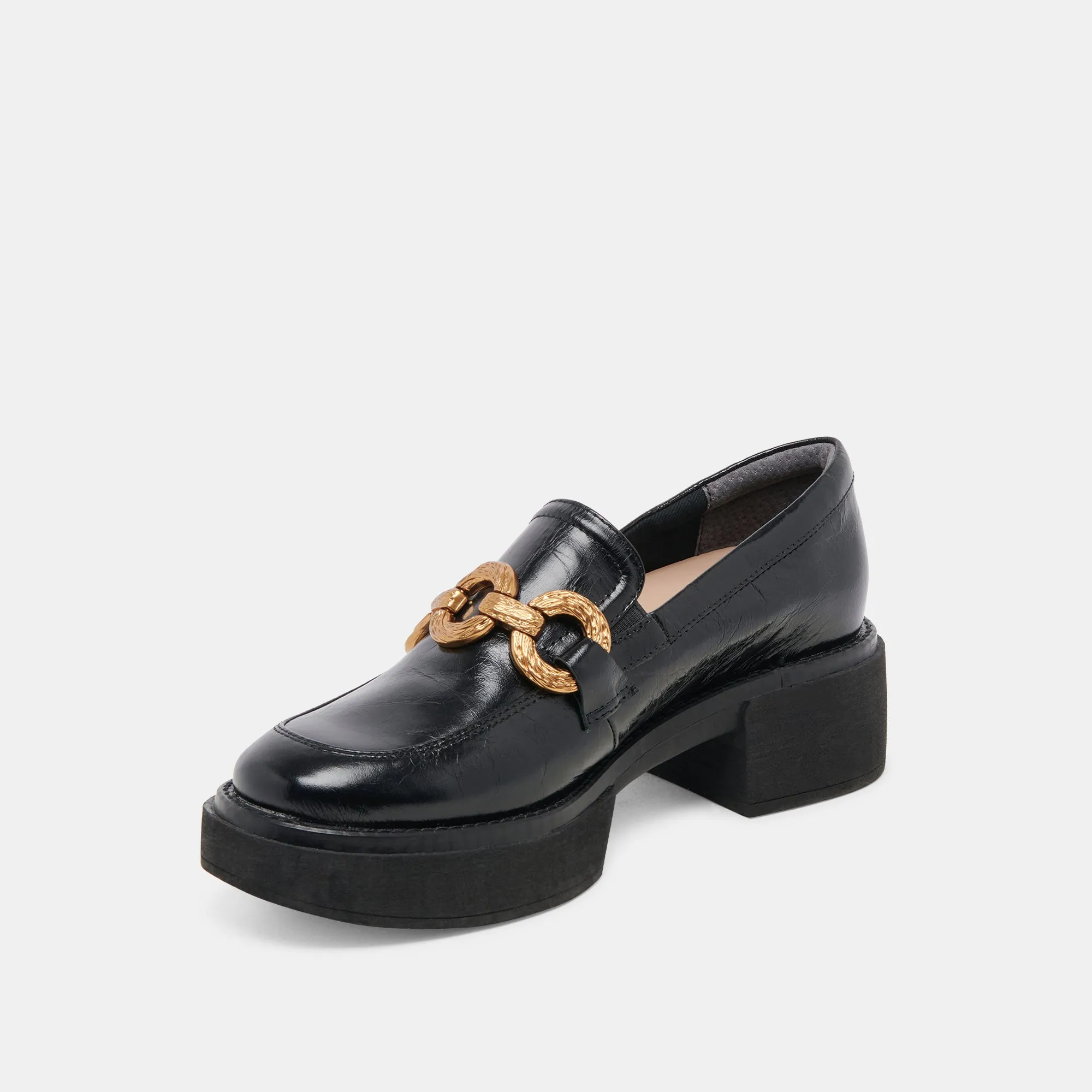SHEENA LOAFERS MITTERNACHTS-KNITTER-PATENT