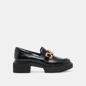 SHEENA LOAFERS MITTERNACHTS-KNITTER-PATENT