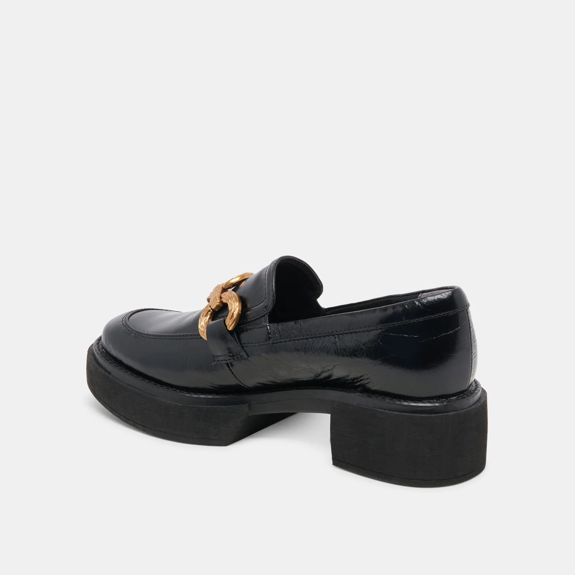 SHEENA LOAFERS MITTERNACHTS-KNITTER-PATENT