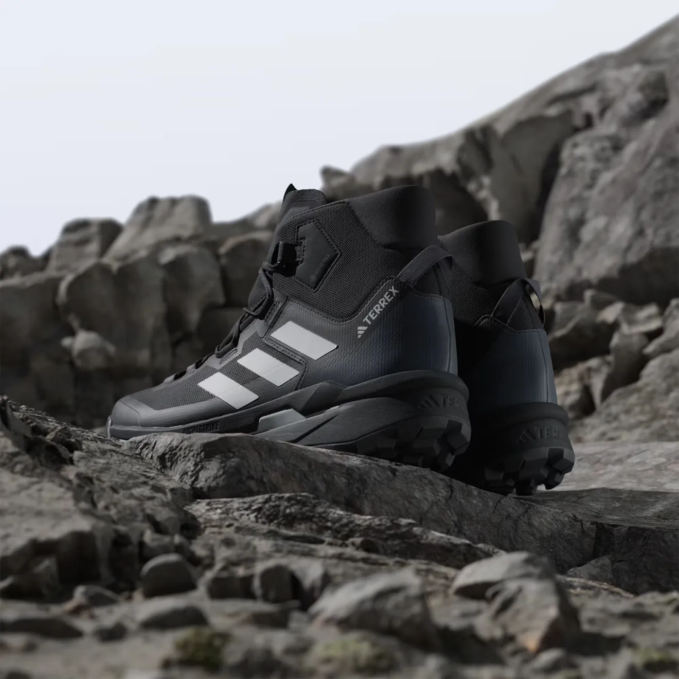 Adidas Terrex Herren Adidas Terrex Skychaser Tech GORE-TEX Wander Schuhe Core Schwarz / Grau