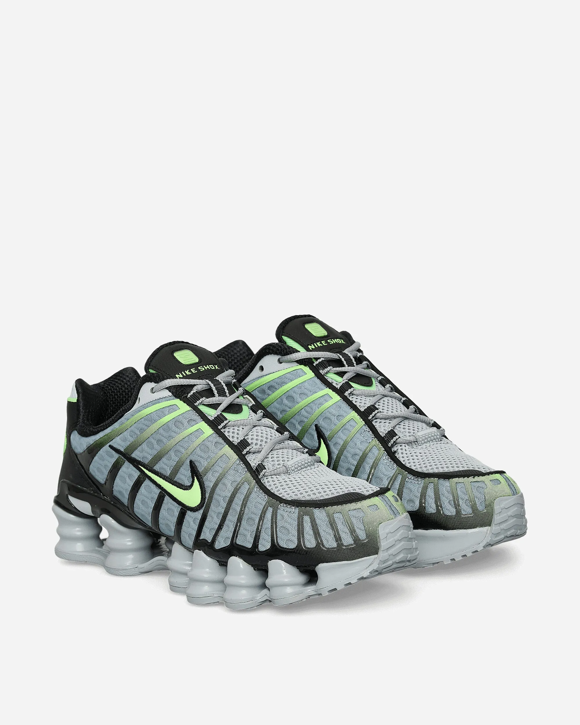 Shox TL Sneakers Wolfgrau / Limettengrün
