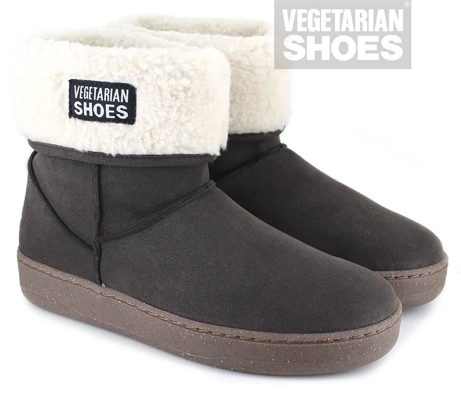 Gemütlicher Stiefel in Braun von Vegetarian Shoes
