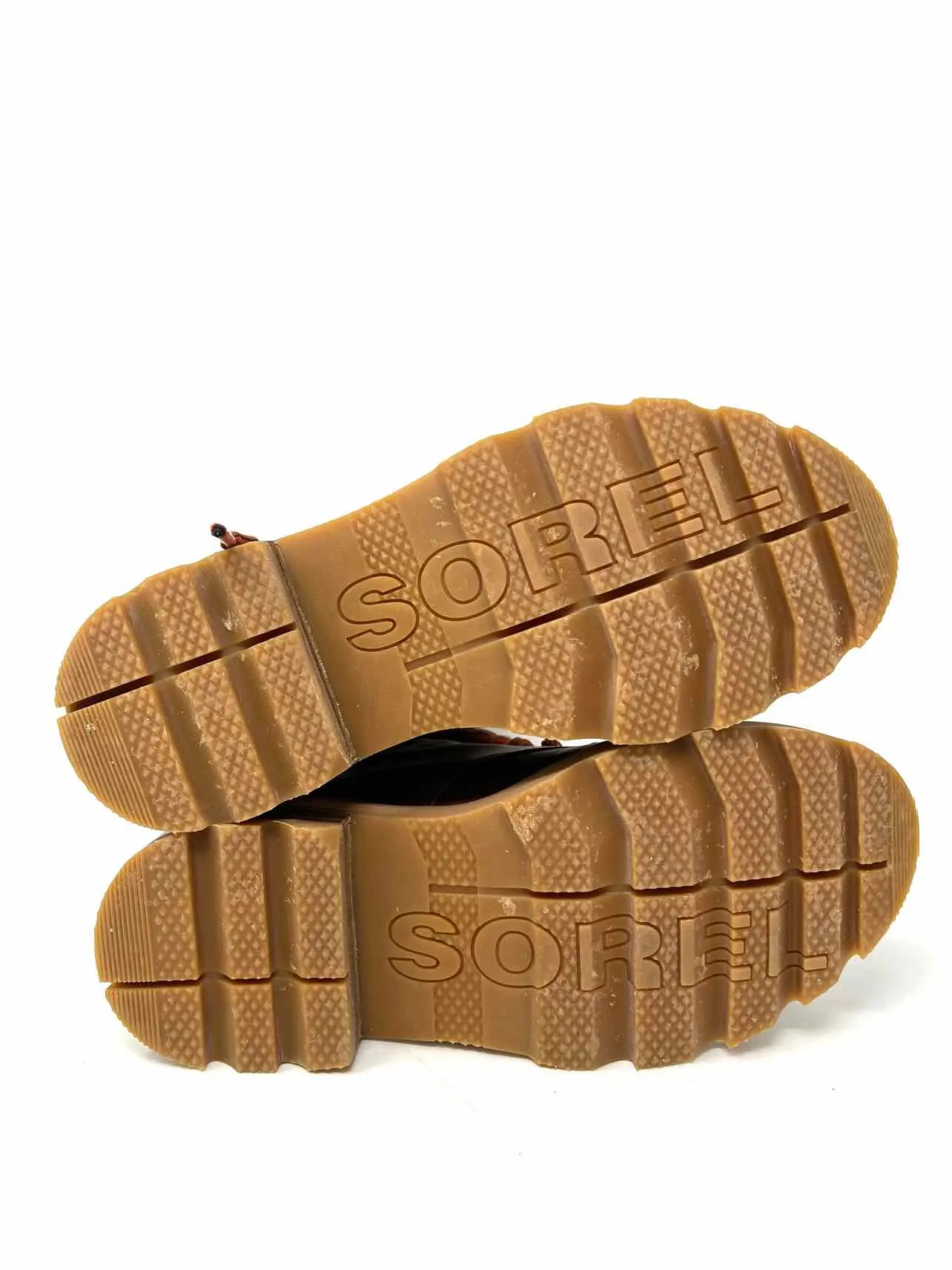Sorel Größe 6 Braun/Orange Schnürstiefel aus Leder