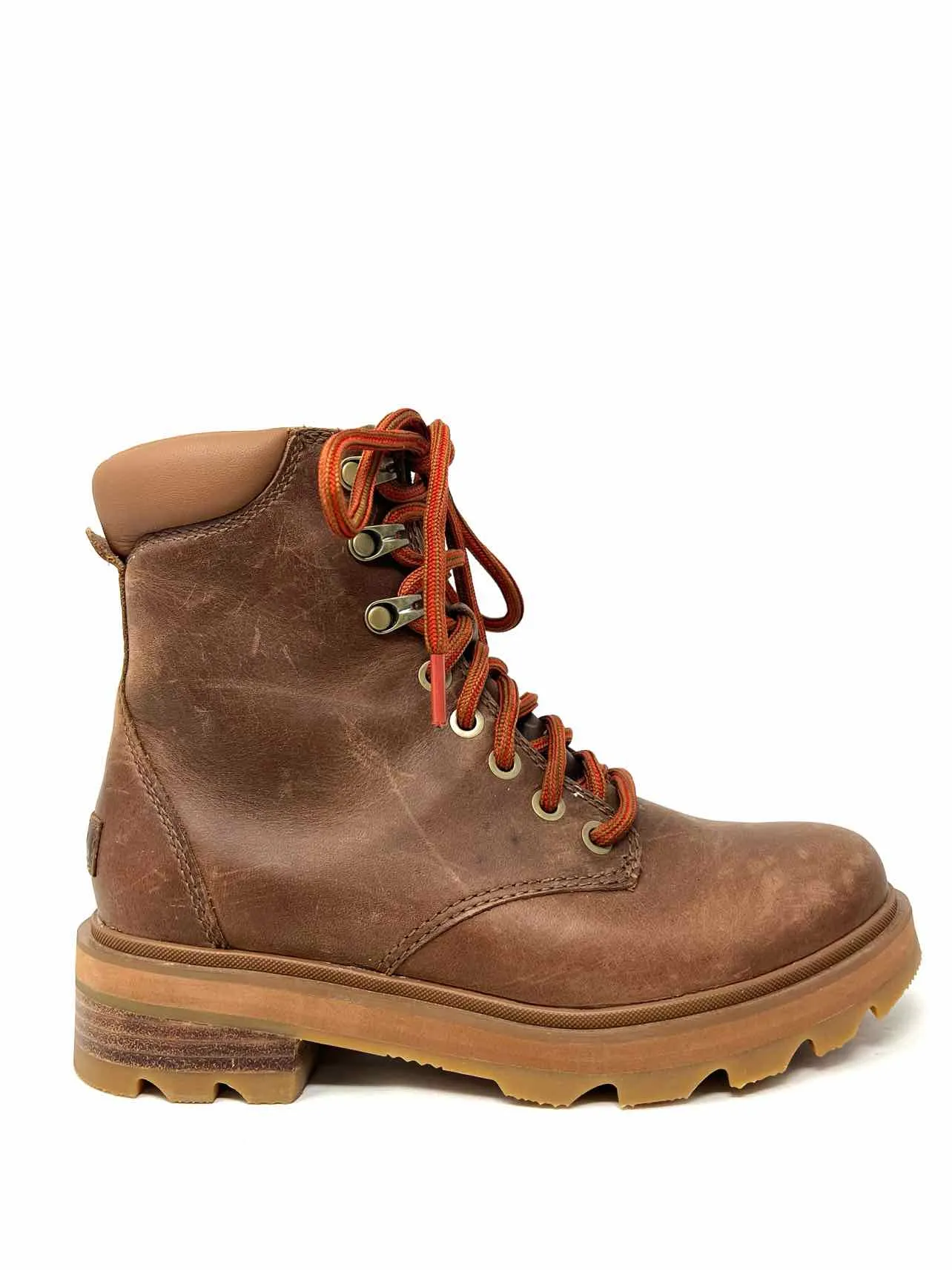 Sorel Größe 6 Braun/Orange Schnürstiefel aus Leder