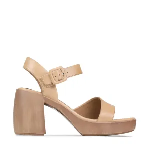SPIGA LEDER BLOCKABSATZ SANDALEN
