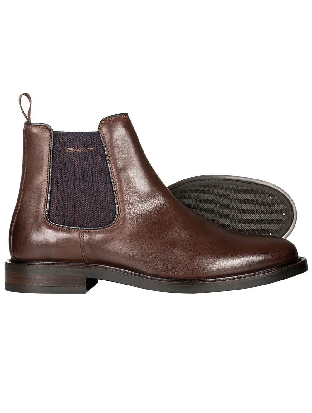 St Akron Chelsea Lederstiefel Braun