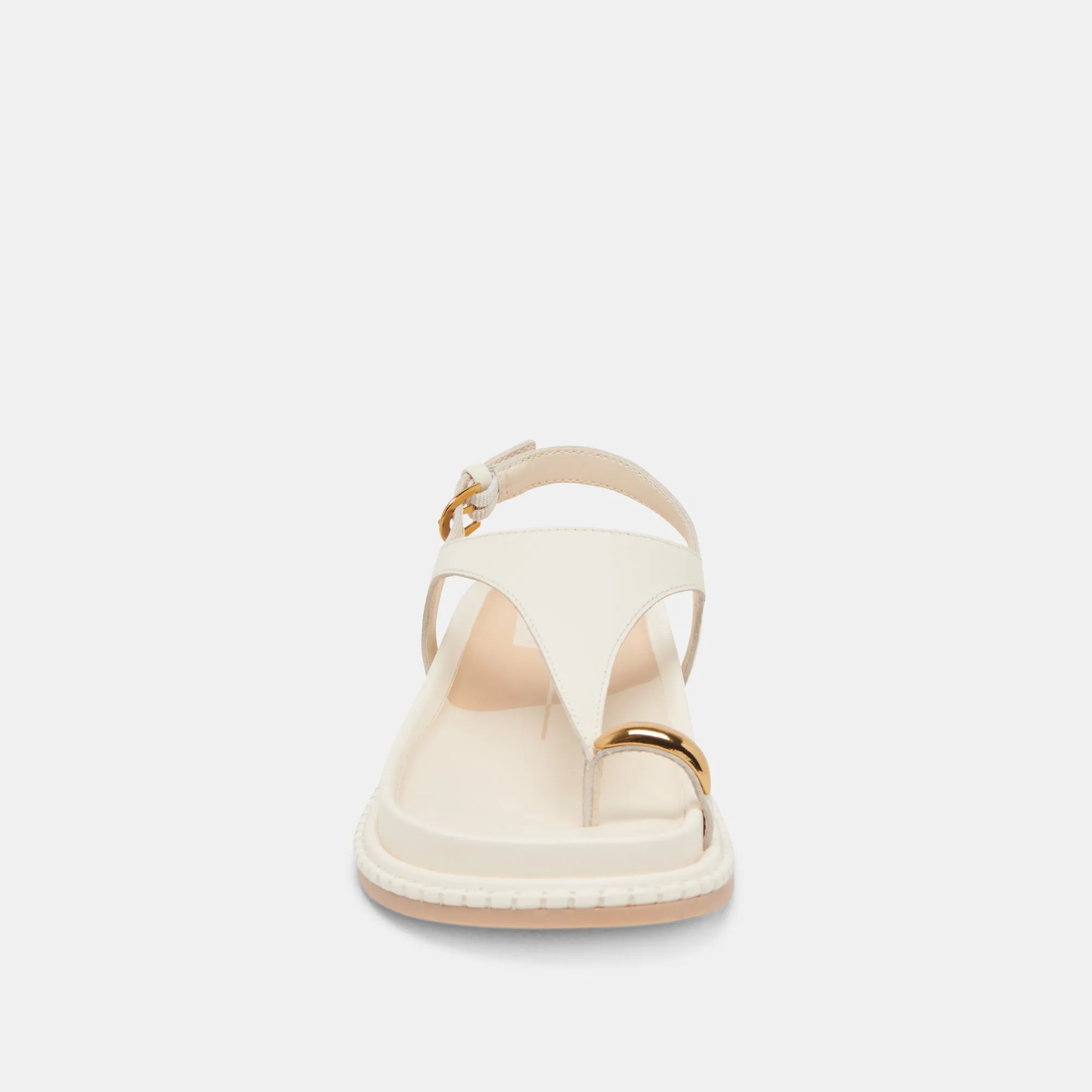 STEFAN SANDALEN OFF-WHITE LEDER