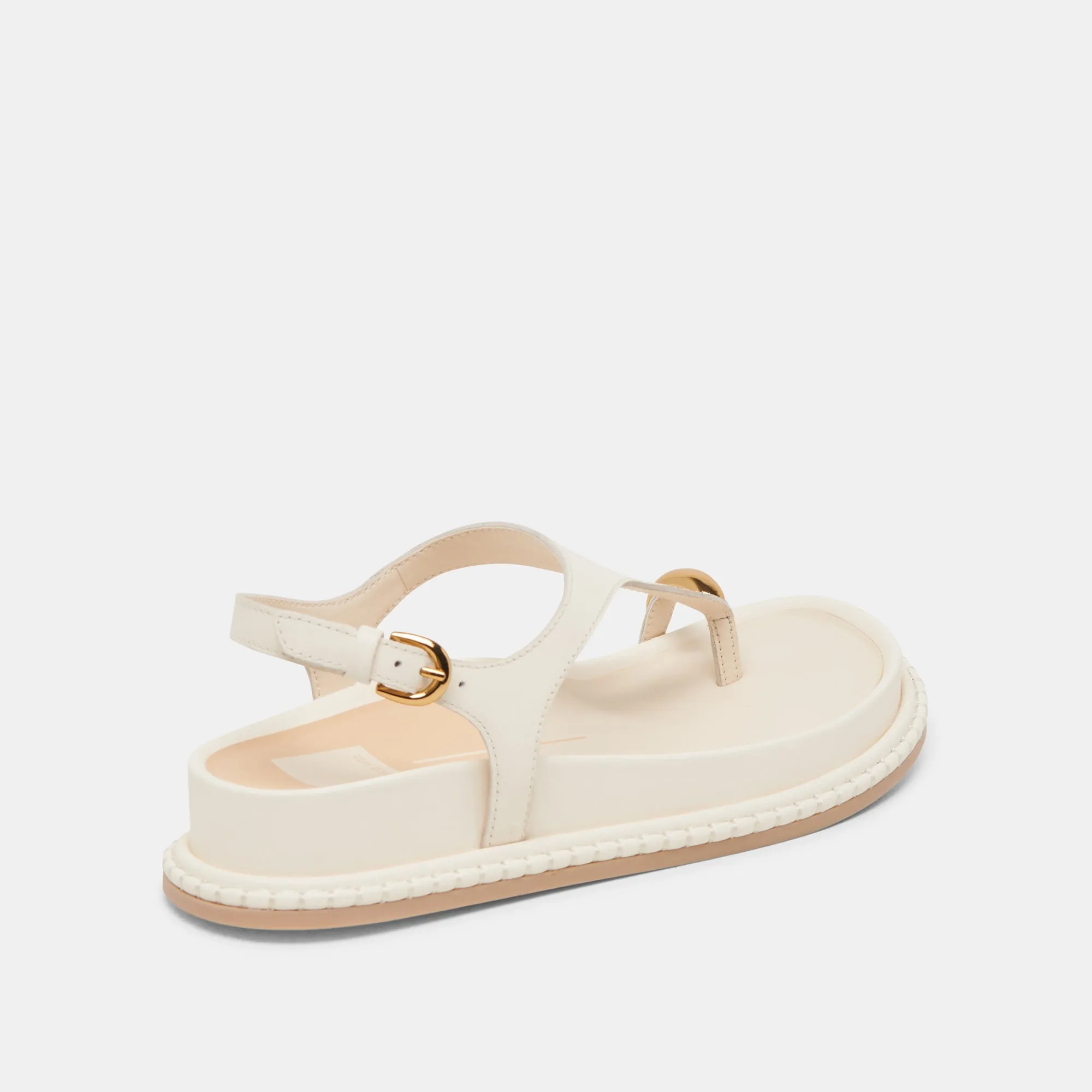 STEFAN SANDALEN OFF-WHITE LEDER