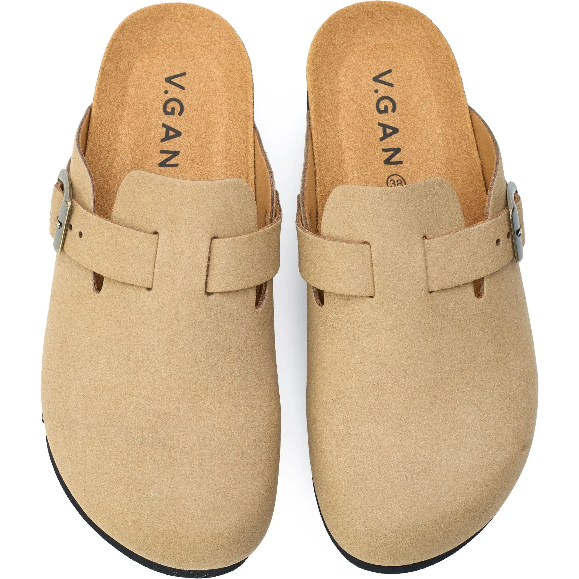 Taro Comfort Damen-Sandalen mit veganem Fußbett | Beige